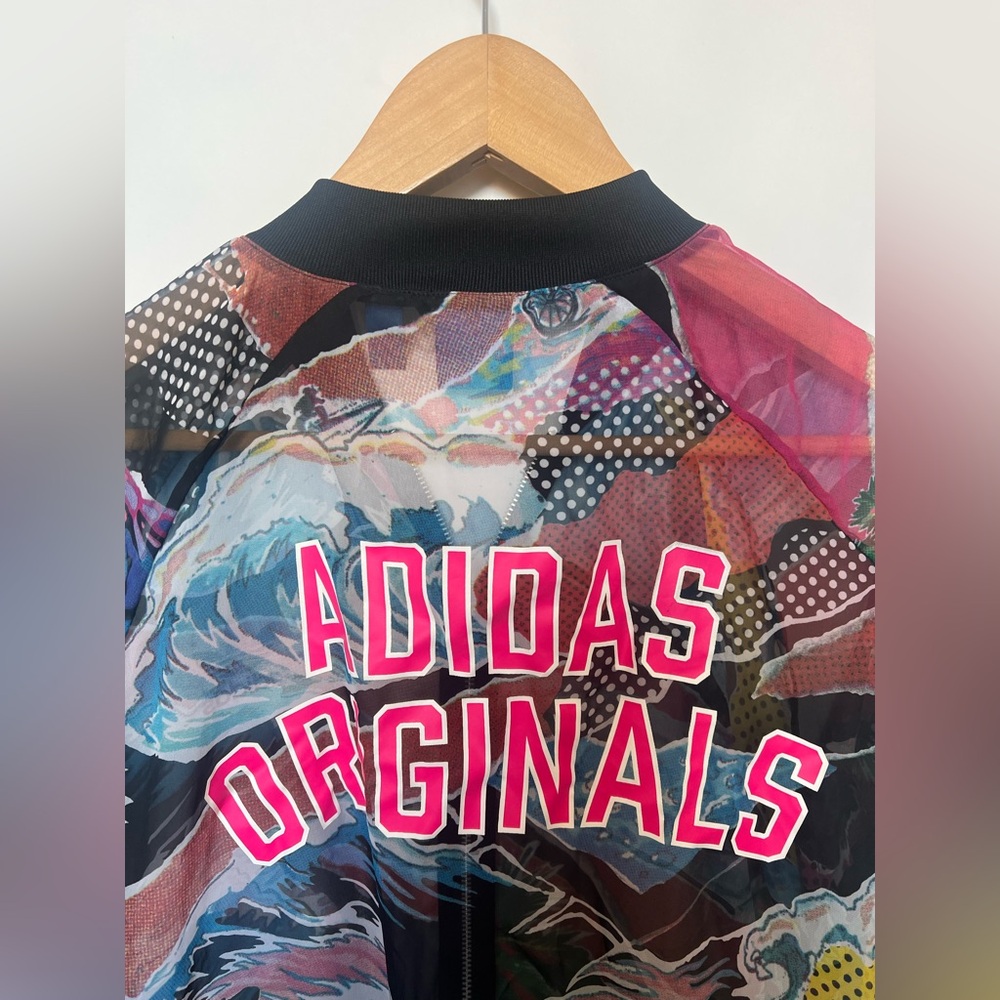 Adidas Originals x Farm Rio Venice Beach Tropical Mesh Bomber‎ SAMPLE Ed Rare - Picture 9 of 16